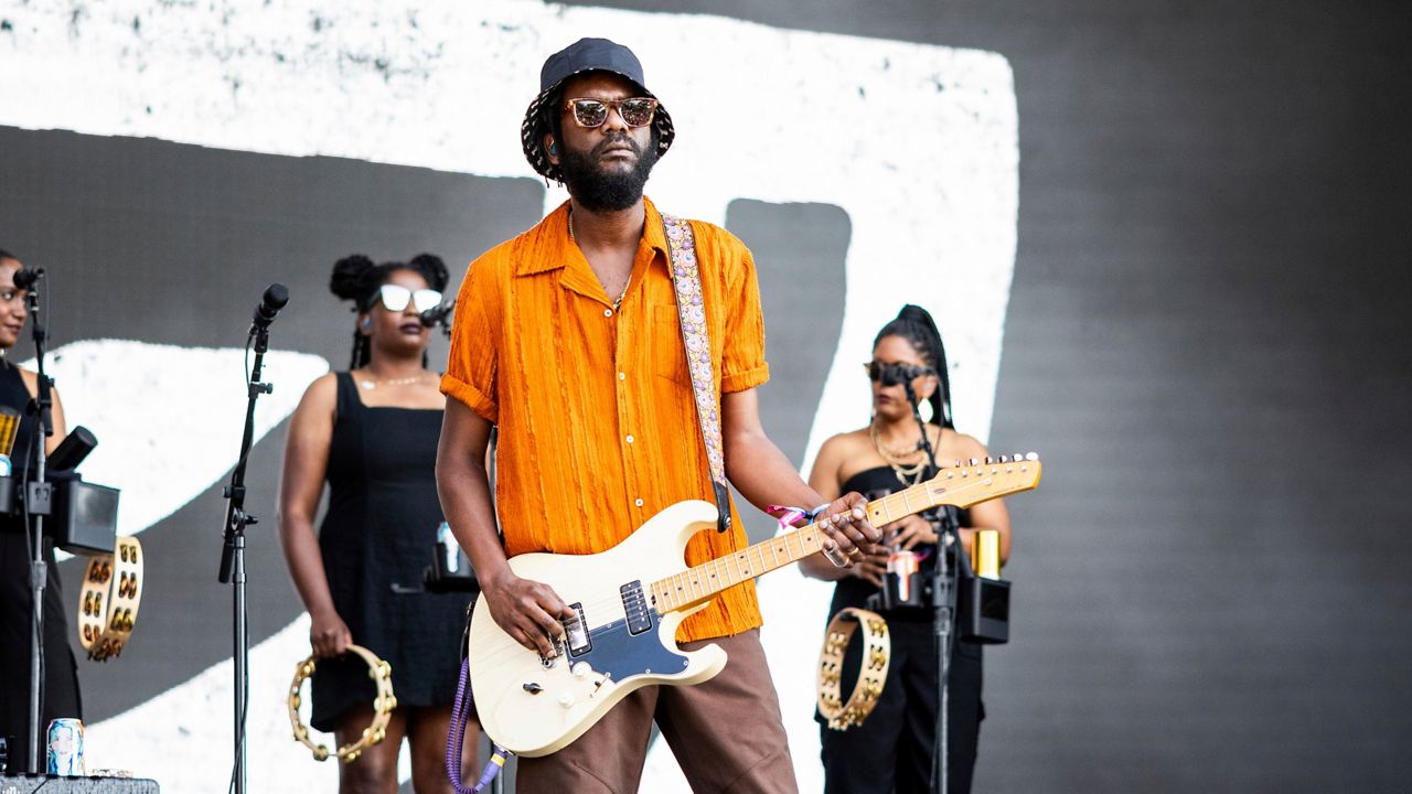 Gary Clark Jr. performing live on stage